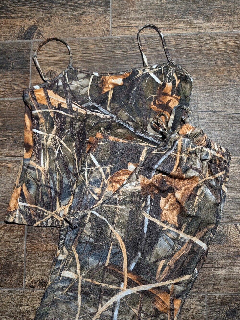 Lounge Set Pajamas Women's Advantage Camouflage Pants Cami Set Size Small